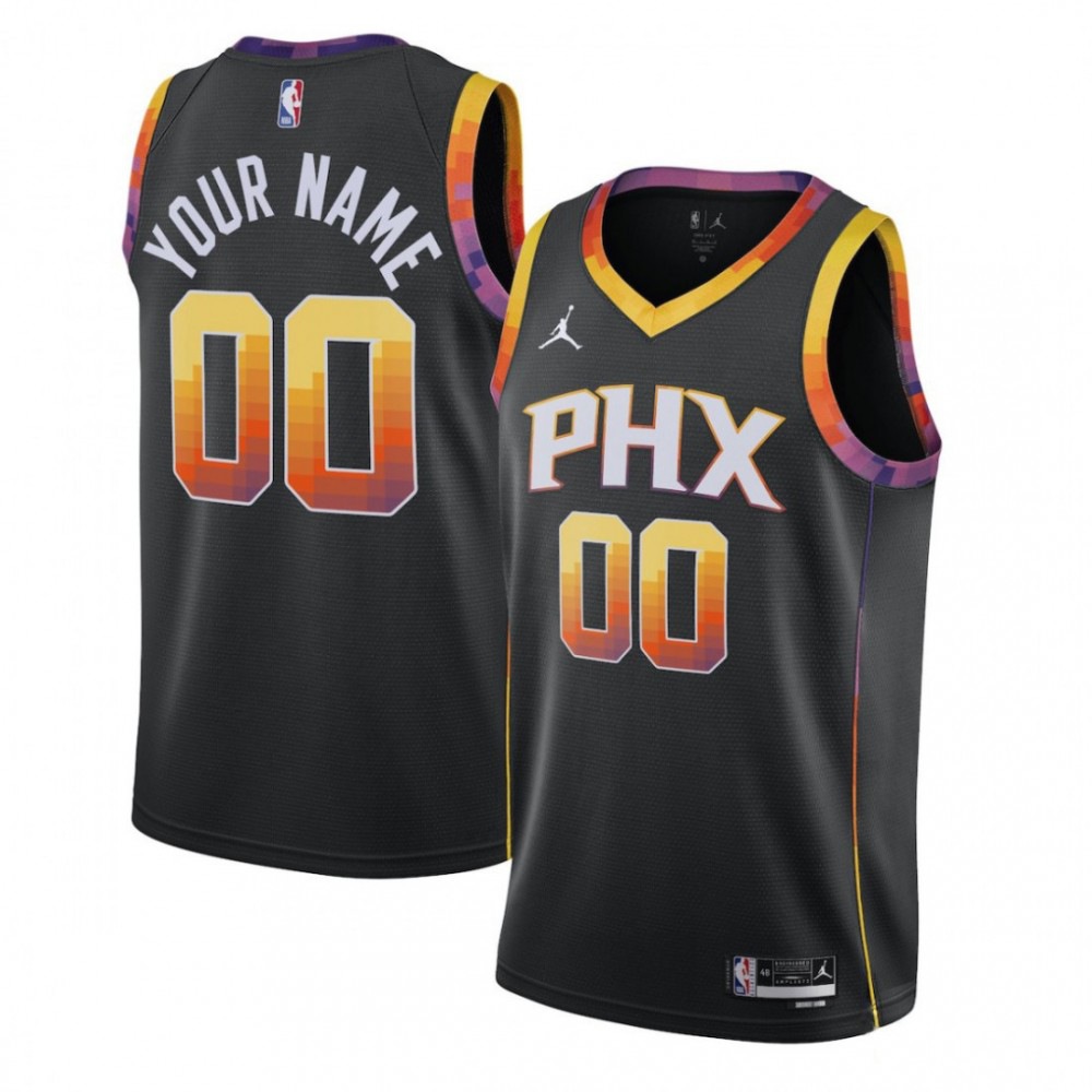 Phoenix Suns Jordan Brand Youth Swingman Custom Jersey - Statement Edition - Black-Pro Kit Vault | Brand New 26/27 Sports Jerseys